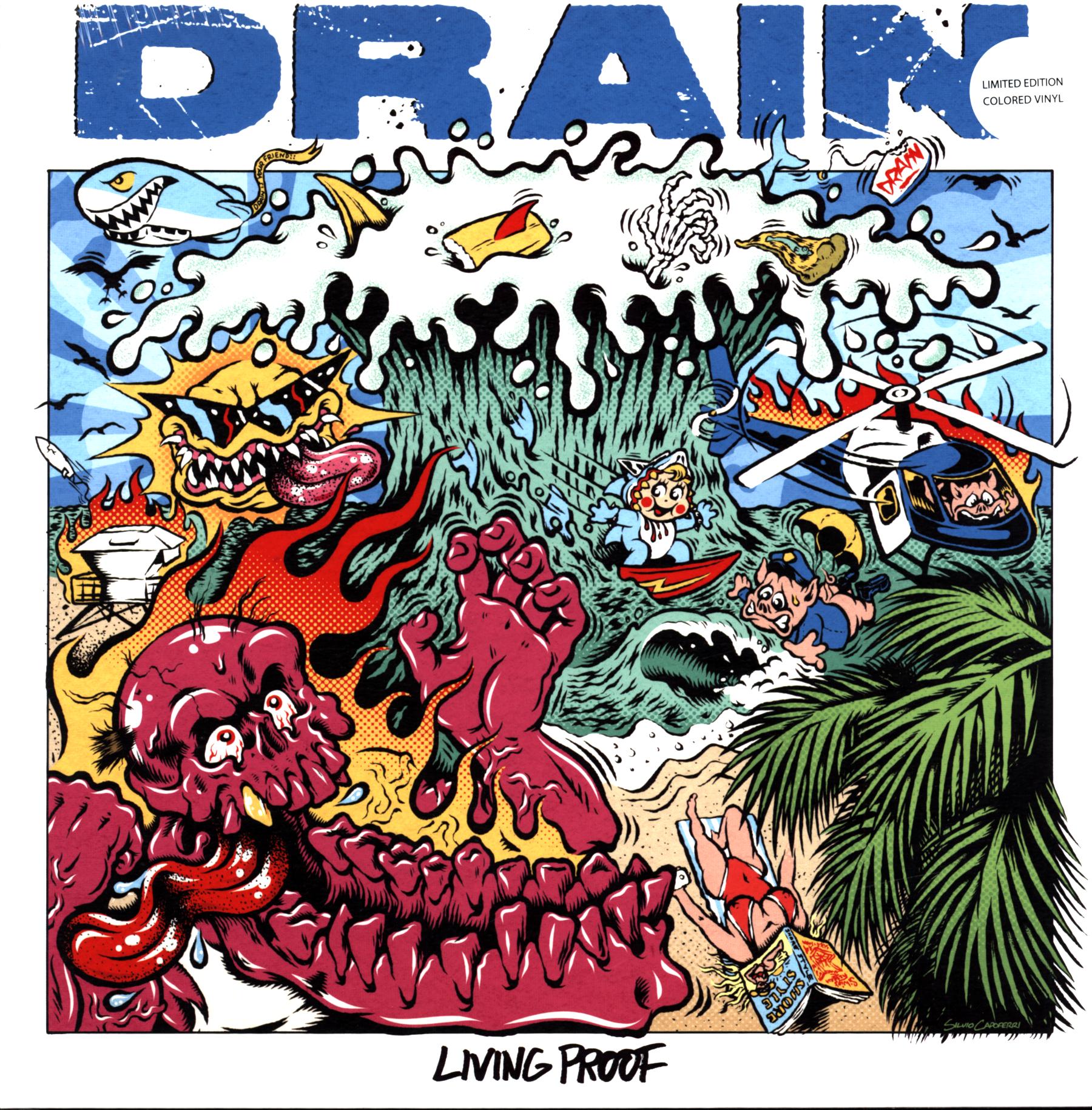 Drain-Living Proof green yellow-LP Vinyl-1 Drain-Living Proof green yellow-LP Vinyl