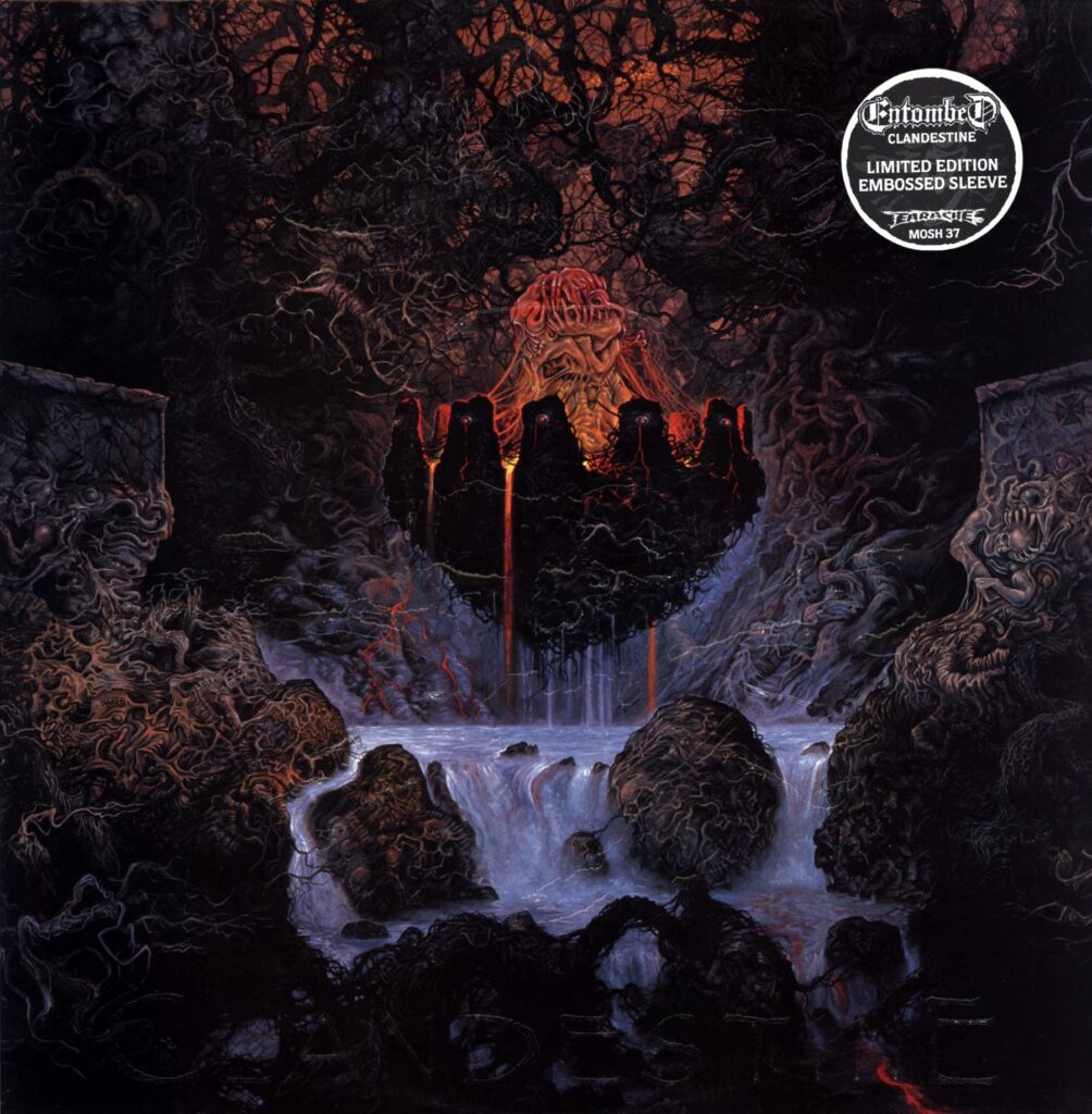 Entombed-Clandestine-LP Vinyl Original