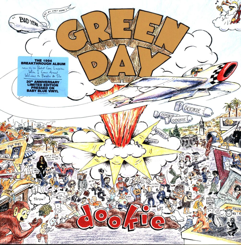 Green Day-Dookie 30th RE blue-LP Vinyl