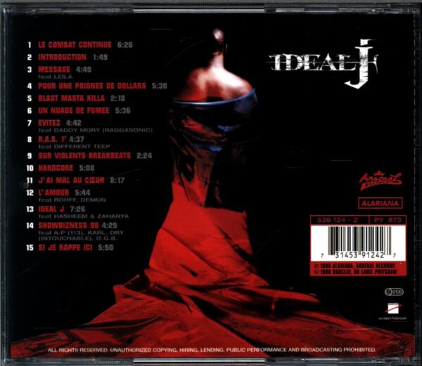 Ideal J-Le Combat Continue-CD