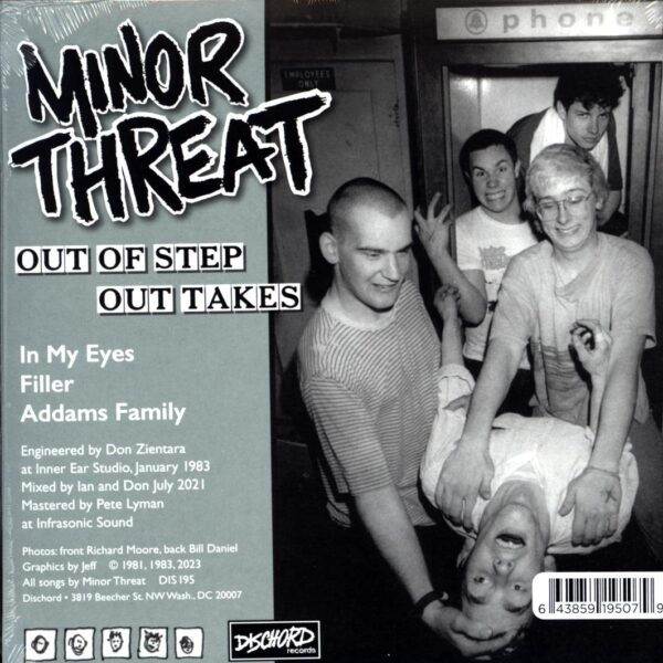 Minor Threat-Out Of Step Out Takes-7 Vinyl