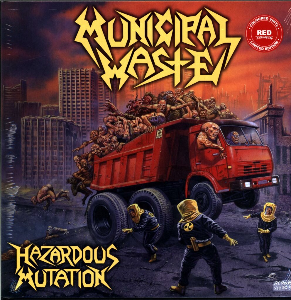 Municipal Waste-Hazardous Mutation-red LP Vinyl