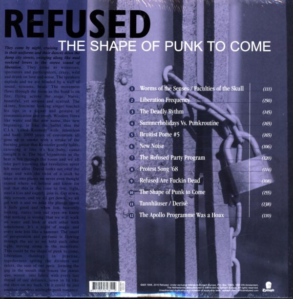 Refused-The Shape Of Punk To Come (A Chimerical Bombination In 12 Bursts) RE 2022-LP Vinyl