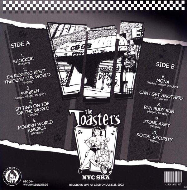 The Toasters-Live June 28 2002 - CBGB -LP Vinyl white