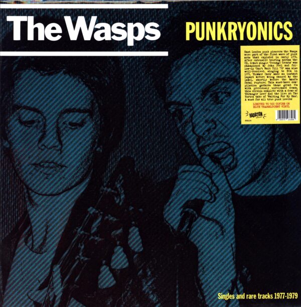 The Wasps-Punkryonics - Singles And Rare Tracks 1977-1979-LP Vinyl blue