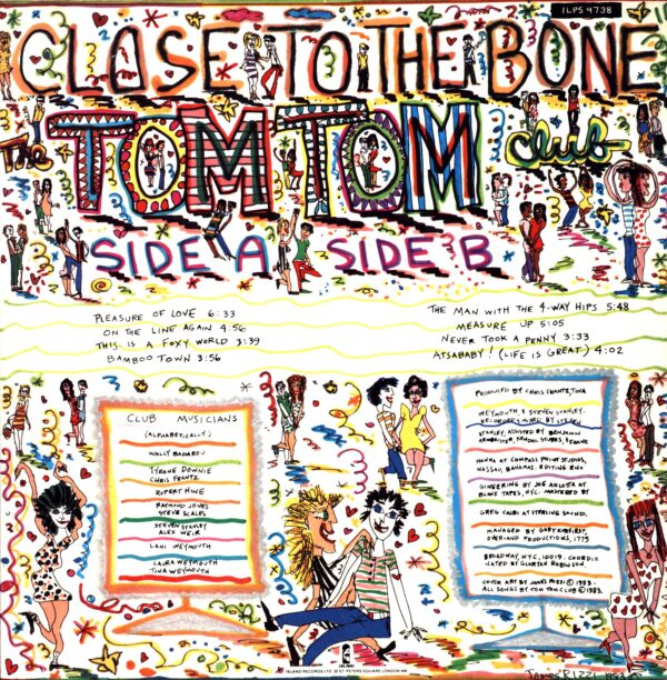 Tom Tom Club-Close To The Bone-LP Vinyl red