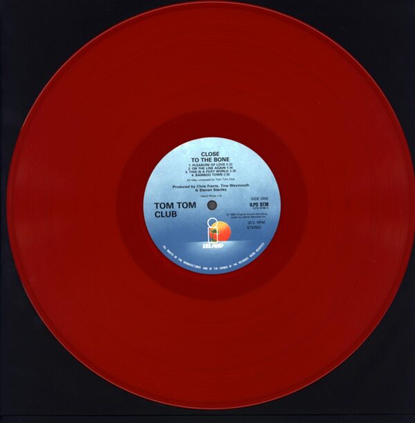 Tom Tom Club-Close To The Bone-LP Vinyl red