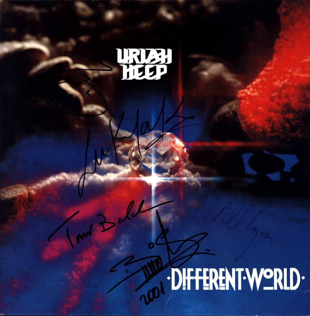 Uriah Heep-Different World-LP Vinyl signed