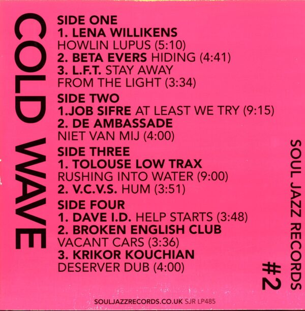 Various-Cold Wave #2-LP Vinyl