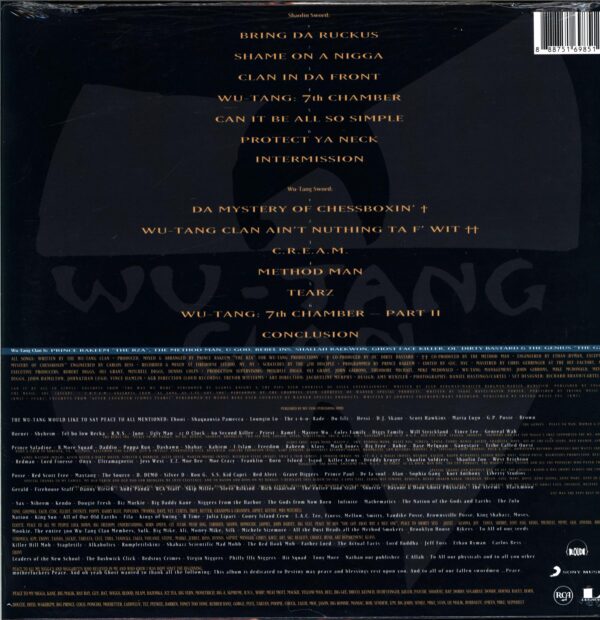 Wu-Tang Clan-Enter The Wu-Tang 36 Chambers-LP black Vinyl