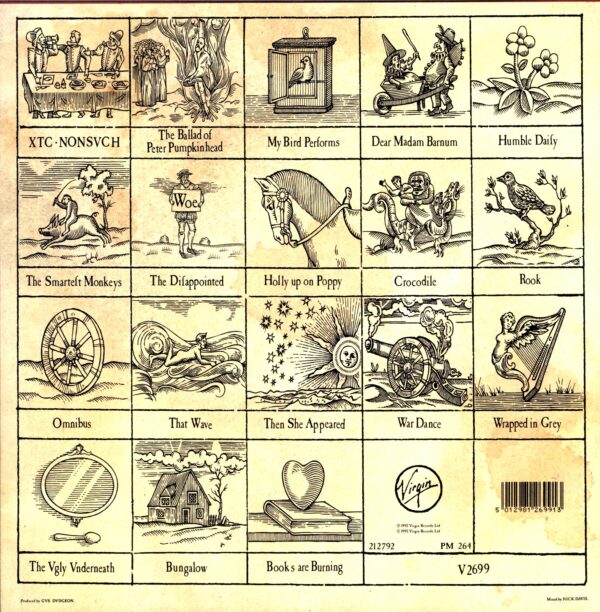 XTC-Nonsuch-LP Vinyl