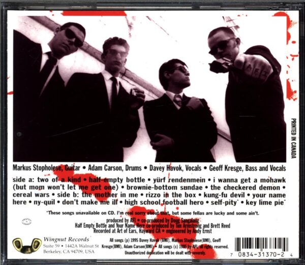 AFI-Answer That And Stay Fashionable-CD