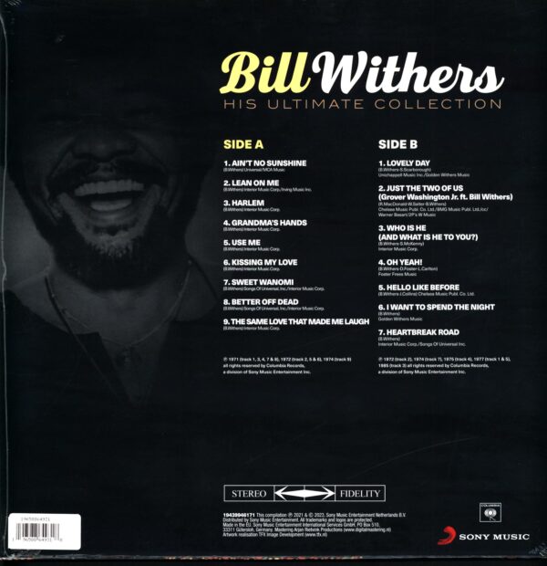 Bill Withers-His Ultimate Collection-LP Vinyl