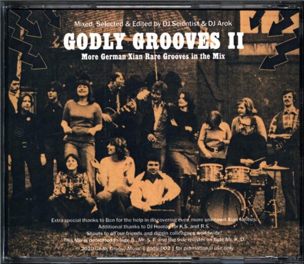 DJ Scientist-Godly Grooves II-CDr