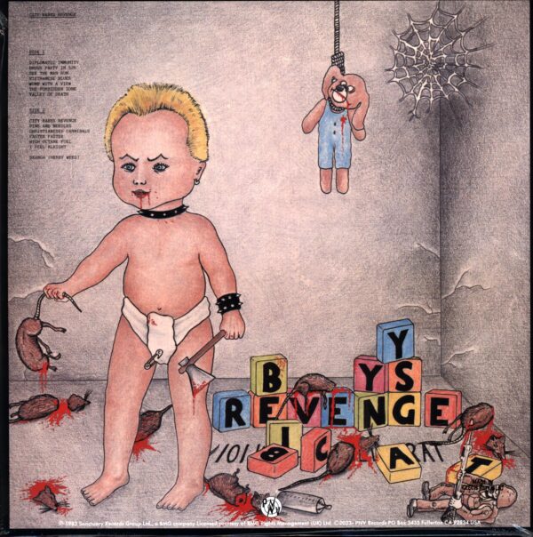 G.B.H.-City Babys Revenge RE 2024 yellow splatter-LP Vinyl