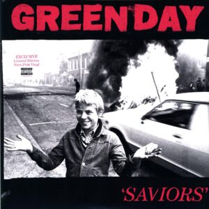 Green Day-Saviors-LP Vinyl neon pink