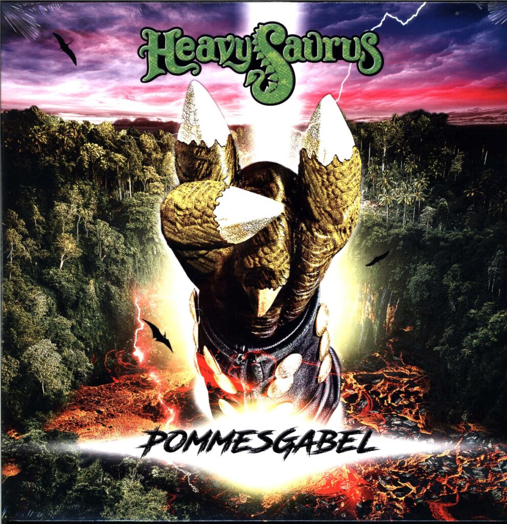 HeavySaurus- Pommesgabel-LP Vinyl grün