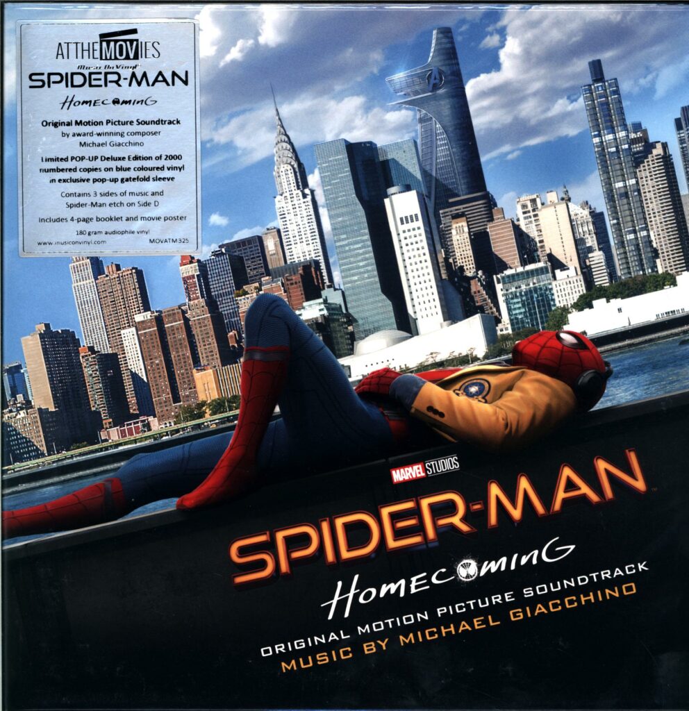 Michael Giacchino-Spider-Man Homecoming (Original Motion Picture Soundtrack)-blue LP Vinyl