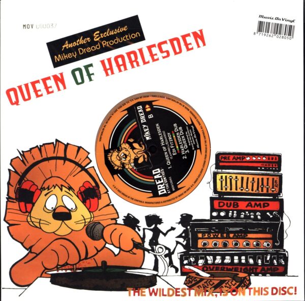 Mikey Dread-Original General - Queen Of Harlesden-10 Vinyl red