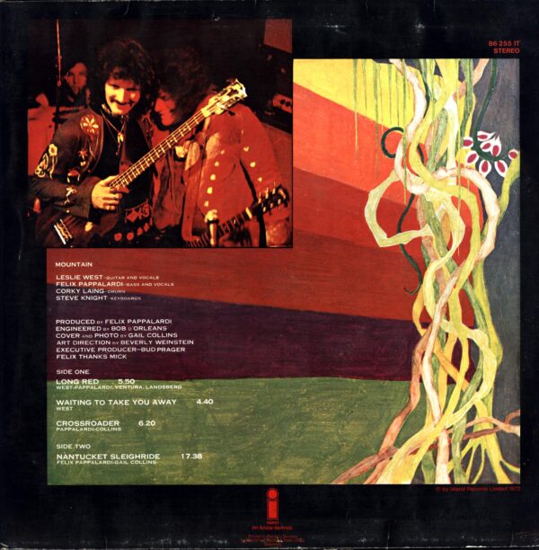 Mountain-Live - The Road Goes Ever On-LP Vinyl 1972 signed