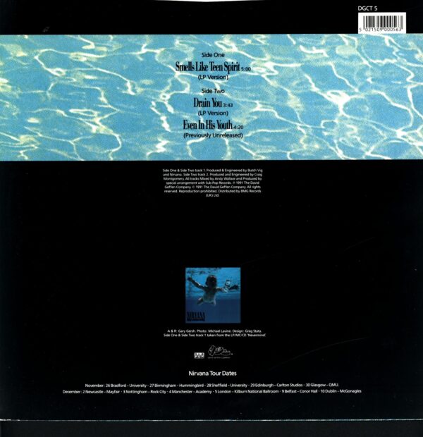 Nirvana-Smells Like Teen Spirit UK 1991-12 Vinyl