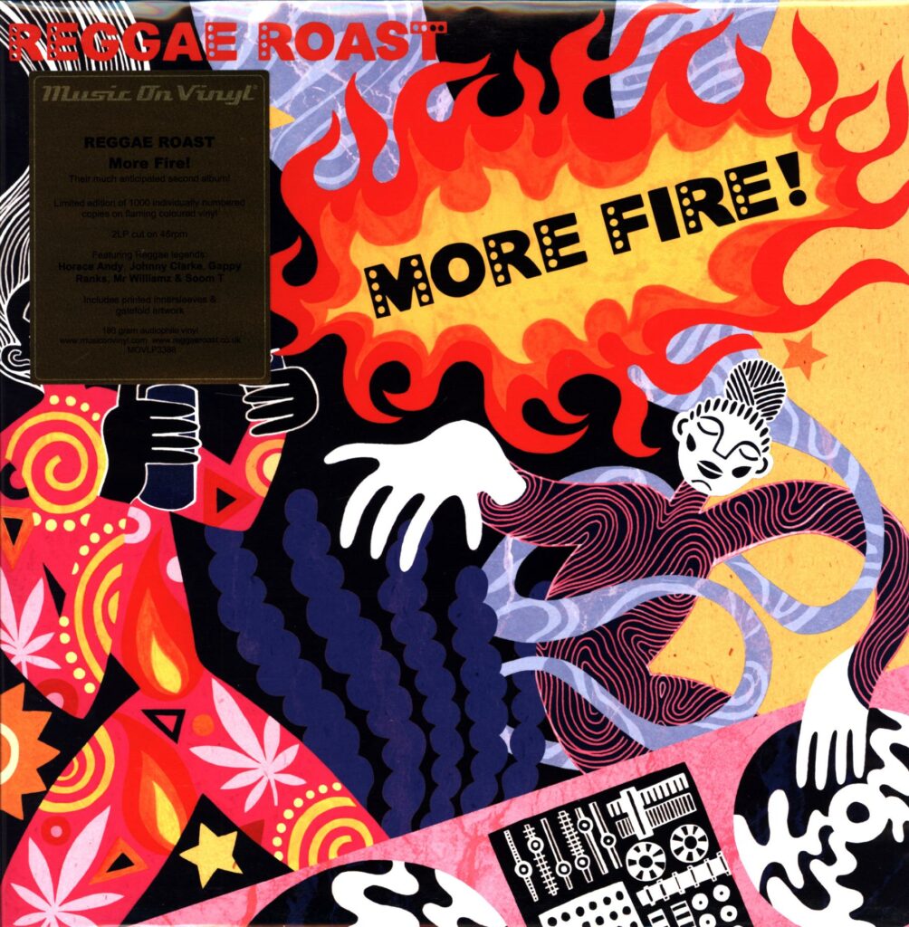 Reggae Roast-More Fire-LP Vinyl orange