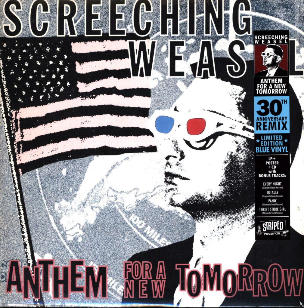 Screeching Weasel-Anthem For A New Tomorrow RE 2023 blue-LP Vinyl