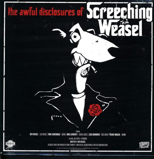 Screeching Weasel-The Awful Disclosures Of Screeching Weasel white-LP Vinyl