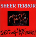 Sheer Terror-Just Can't Hate Enough-LP Red Vinyl