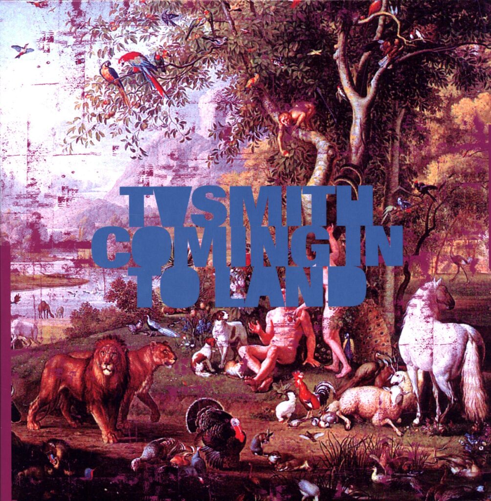 TV Smith-Coming In To Land-LP blue Vinyl signed