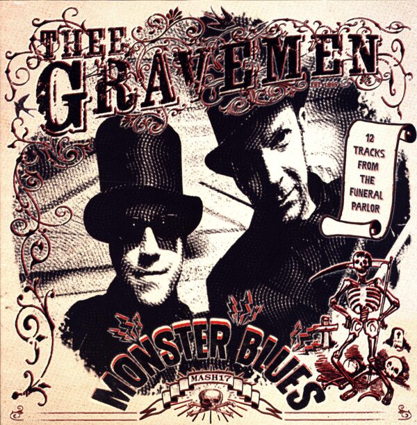 Thee Gravemen-Monster Blues-LP Vinyl red