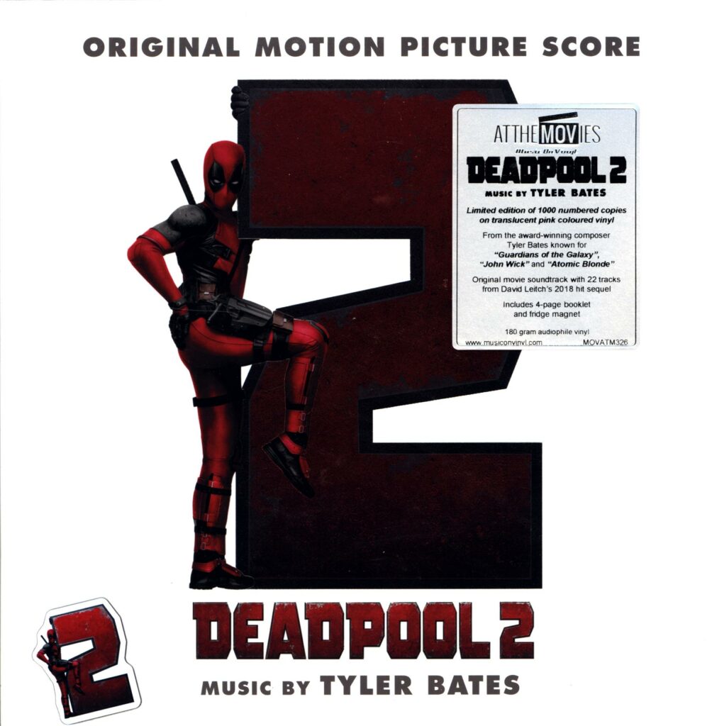 Tyler Bates-Deadpool 2 (Original Motion Picture Score)-LP Vinyl pink 2023