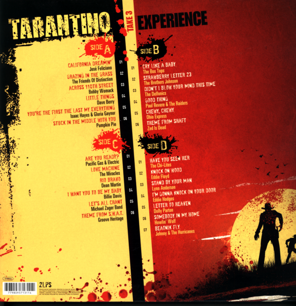 Various-The Tarantino Experience Take 3-LP Vinyl red-yellow