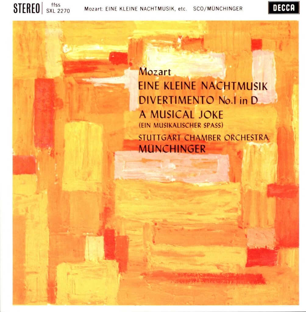 Wolfgang Amadeus Mozart-Eine Kleine Nachtmusik - Divertimento No. 1 In D - A Musical Joke (Ein Musikalischer Spass)-LP Vinyl 1994