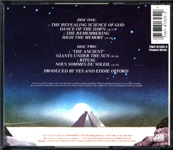 Yes-Tales From Topographic Oceans-CD