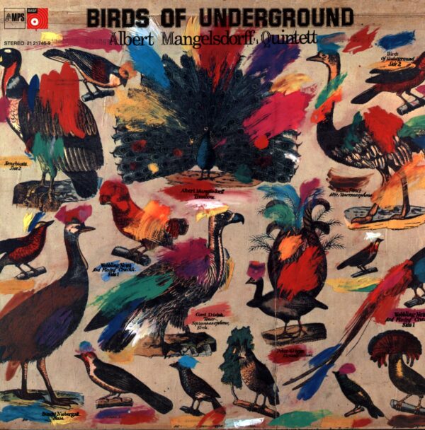 Albert Mangelsdorff Quintet-Birds Of Underground D 1973-LP Vinyl