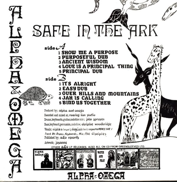 Alpha and Omega-Safe In The Ark-LP Vinyl