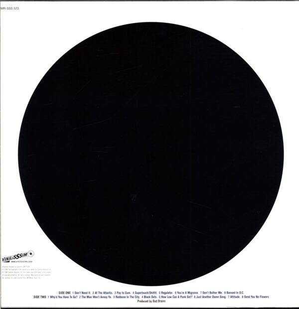 Bad Brains-Black Dots-LP Vinyl Spain 2013
