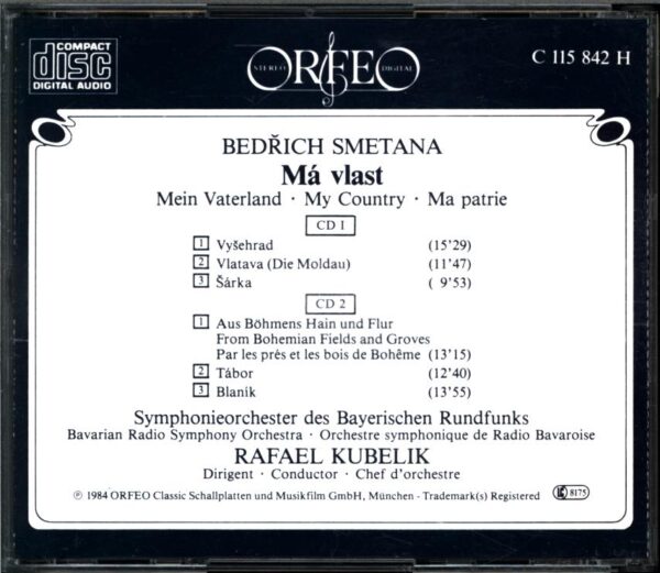 Bedřich Smetana-Má Vlast (Mein Vaterland · My Country · Ma Patrie)-CD