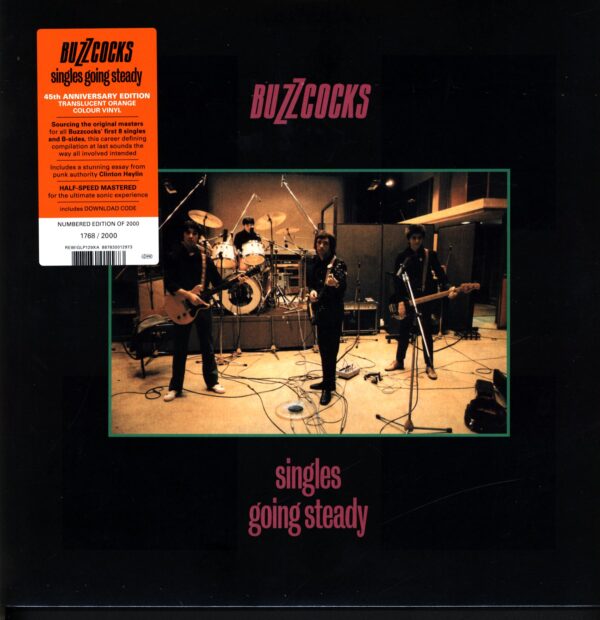 Buzzcocks-Singles Going Steady Reissue 2024 orange-LP Vinyl