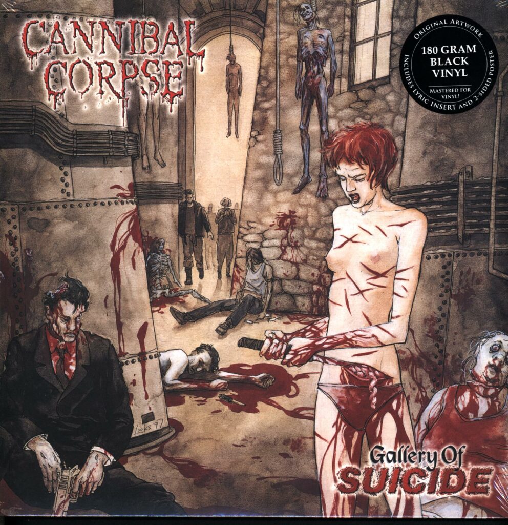 Cannibal Corpse-Gallery Of Suicide Reissue 2022-LP Vinyl