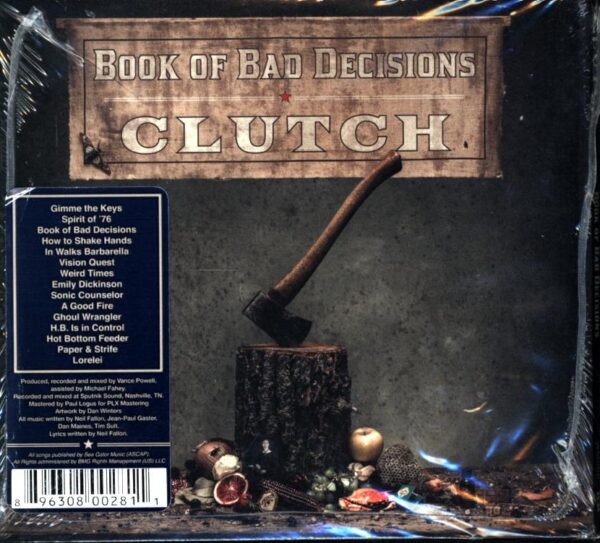 Clutch-Book Of Bad Decisions-CD