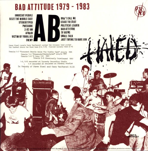 Hated-Bad Attitude 1979-1983-LP Vinyl