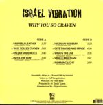 Israel Vibration-Why You So Craven Reissue 2024-LP Vinyl