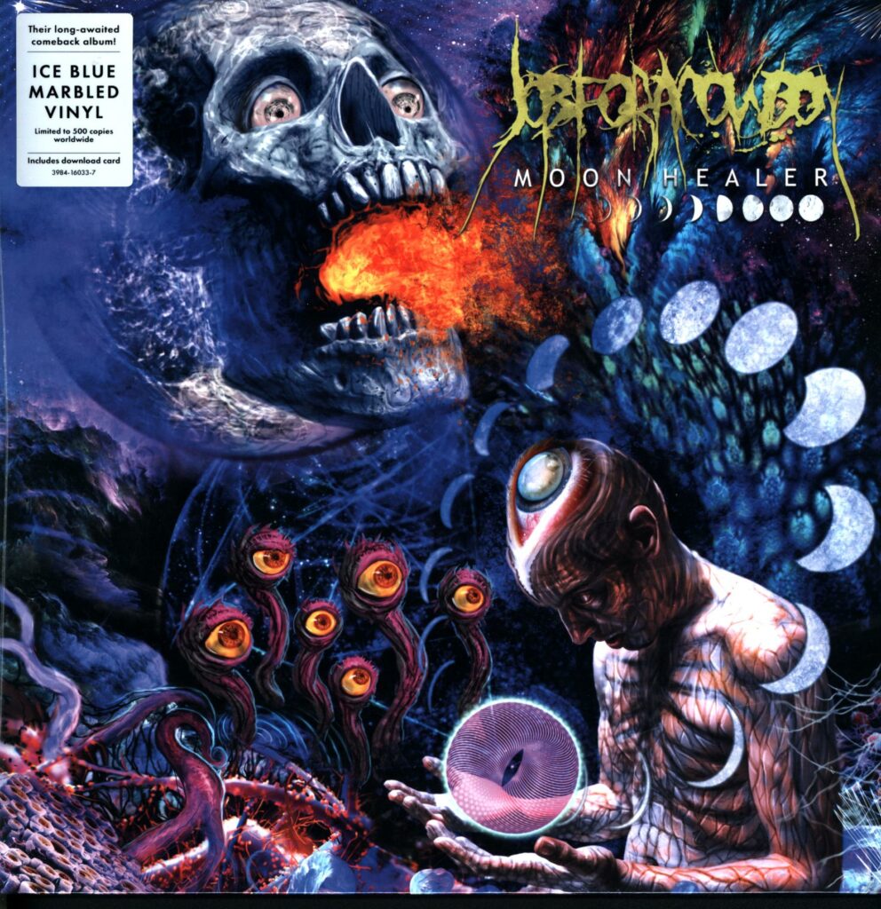 Job For A Cowboy-Moon Healer Blue Marbled-LP Vinyl