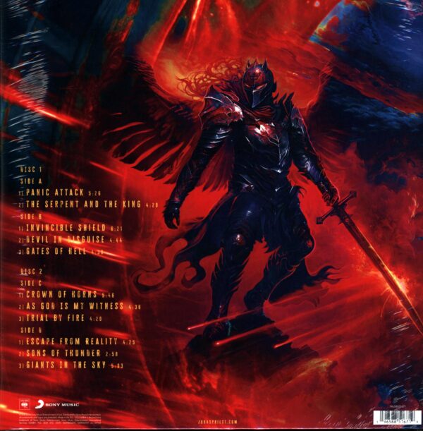 Judas Priest-Invincible Shield red-LP Vinyl