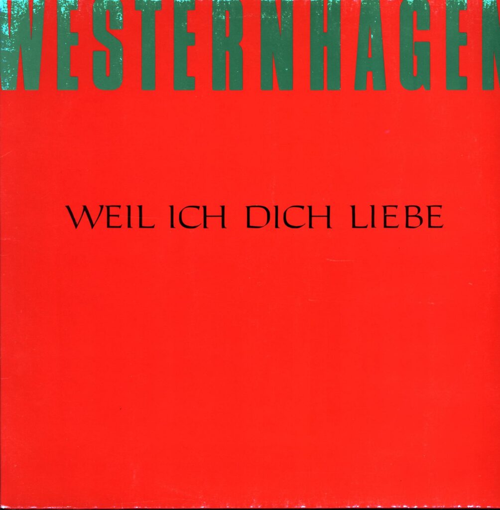 Marius Müller-Westernhagen-Weil Ich Dich Liebe-12 Vinyl
