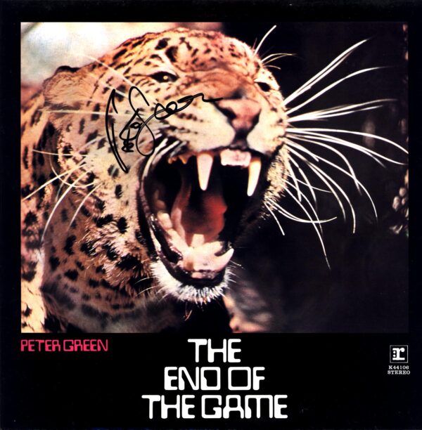 Peter Green-The End Of The Game-LP Vinyl signed