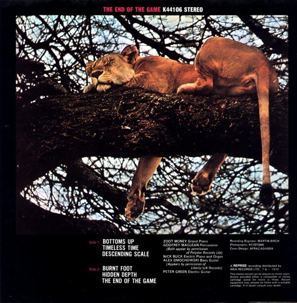 Peter Green-The End Of The Game-LP Vinyl signed