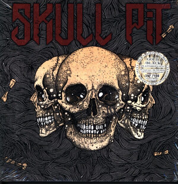 Skull Pit-Skull Pit gold-black-LP Vinyl